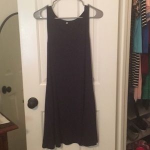 Navy swing dress